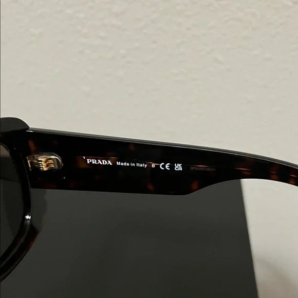 Prada Women's Brown Tortoise Sunglasses - Picture 5 of 6